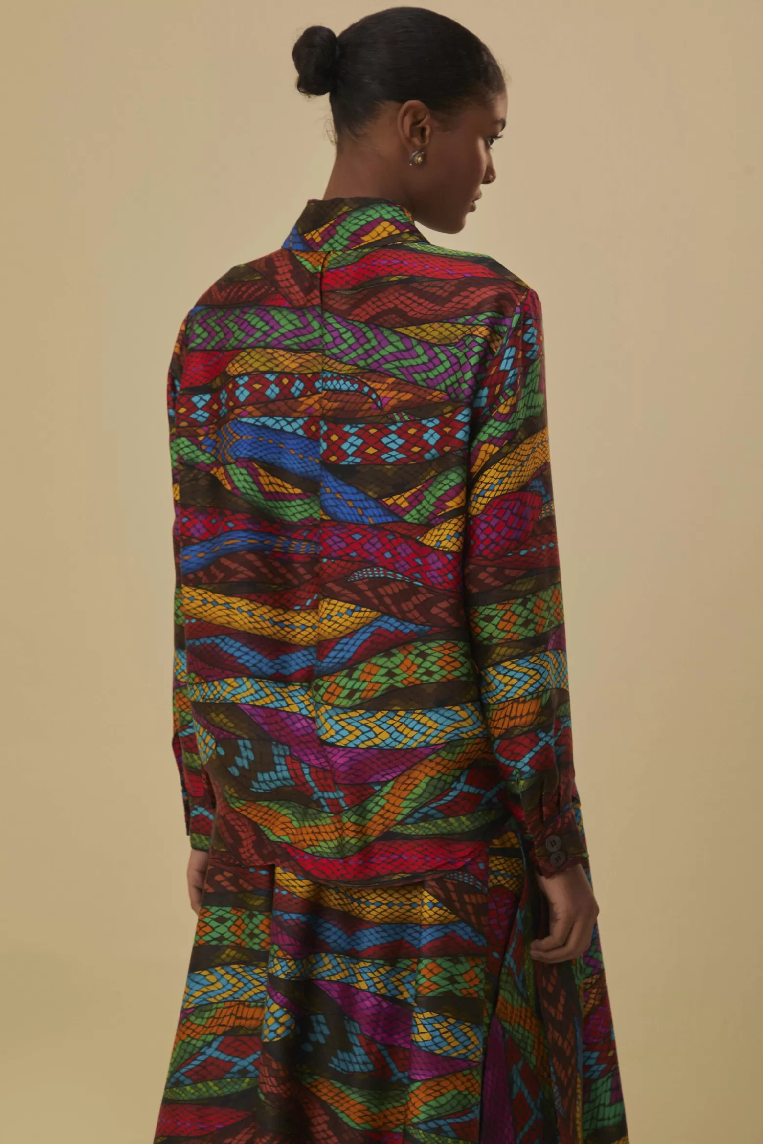 Store FARM Rio  MULTICOLOR MIRAGE SHIRT LONG SLEEVES