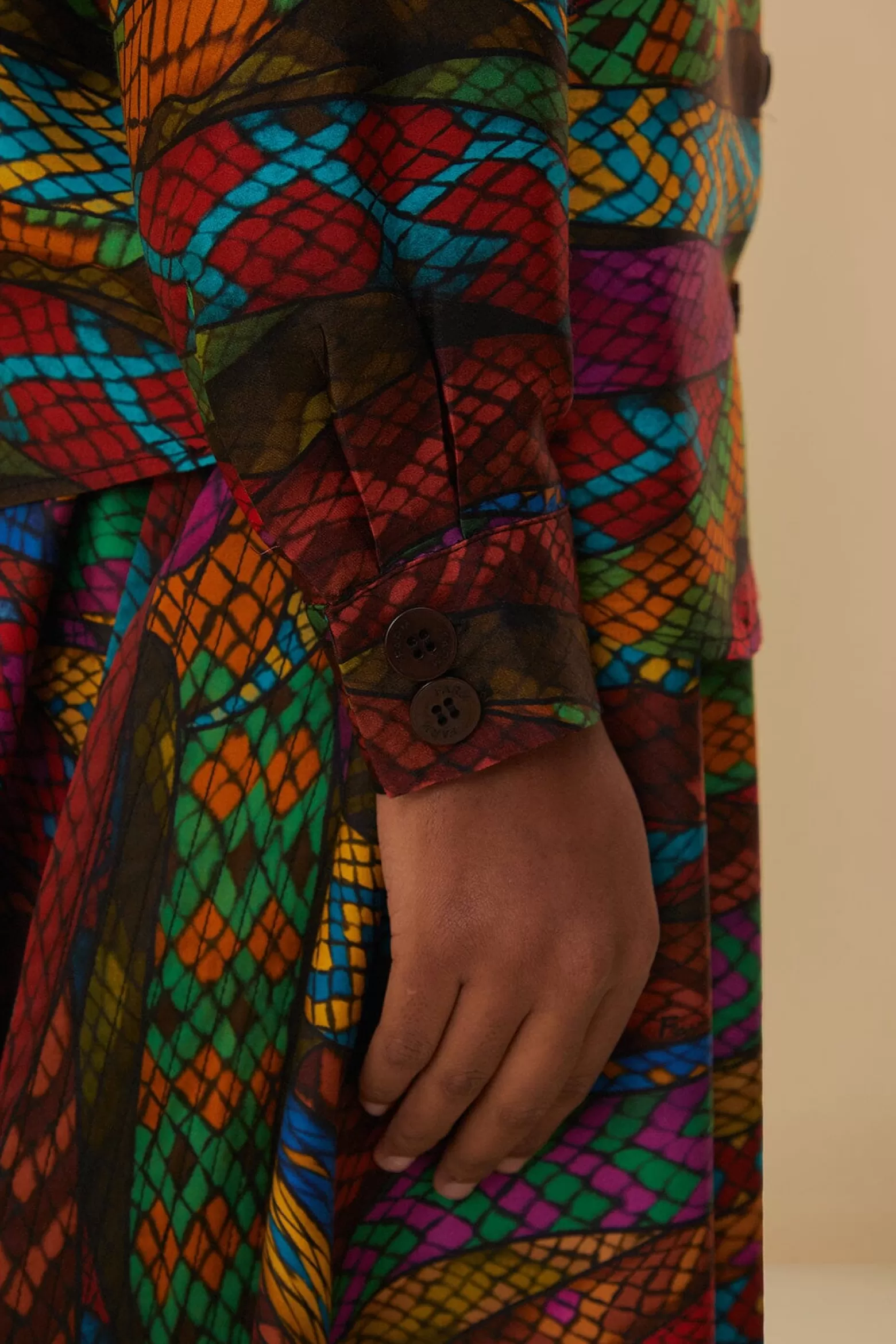 Store FARM Rio  MULTICOLOR MIRAGE SHIRT LONG SLEEVES