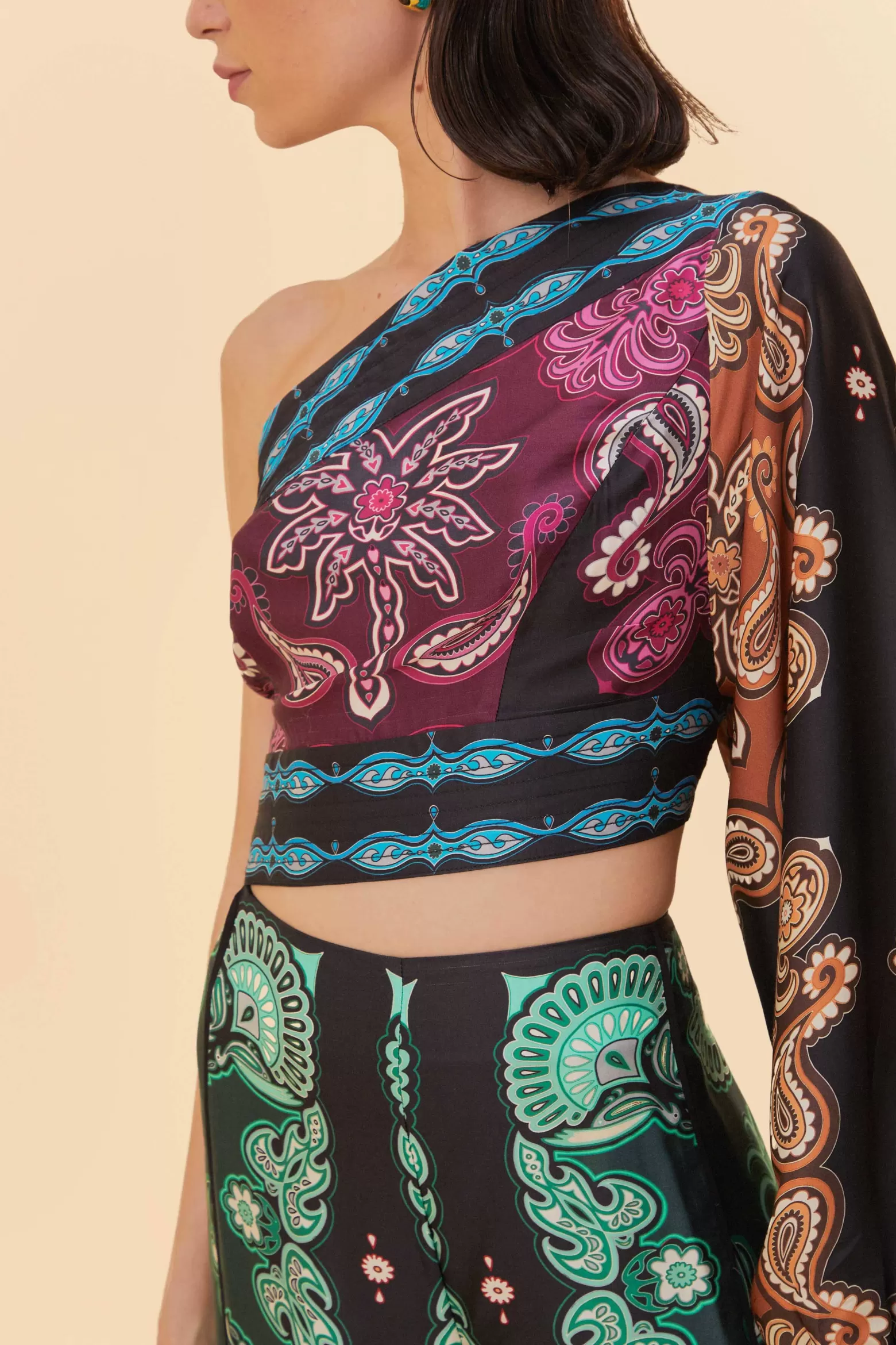 Best FARM Rio  MULTICOLOR SWEET MERMAIDS ASYMMETRIC JUMPSUIT