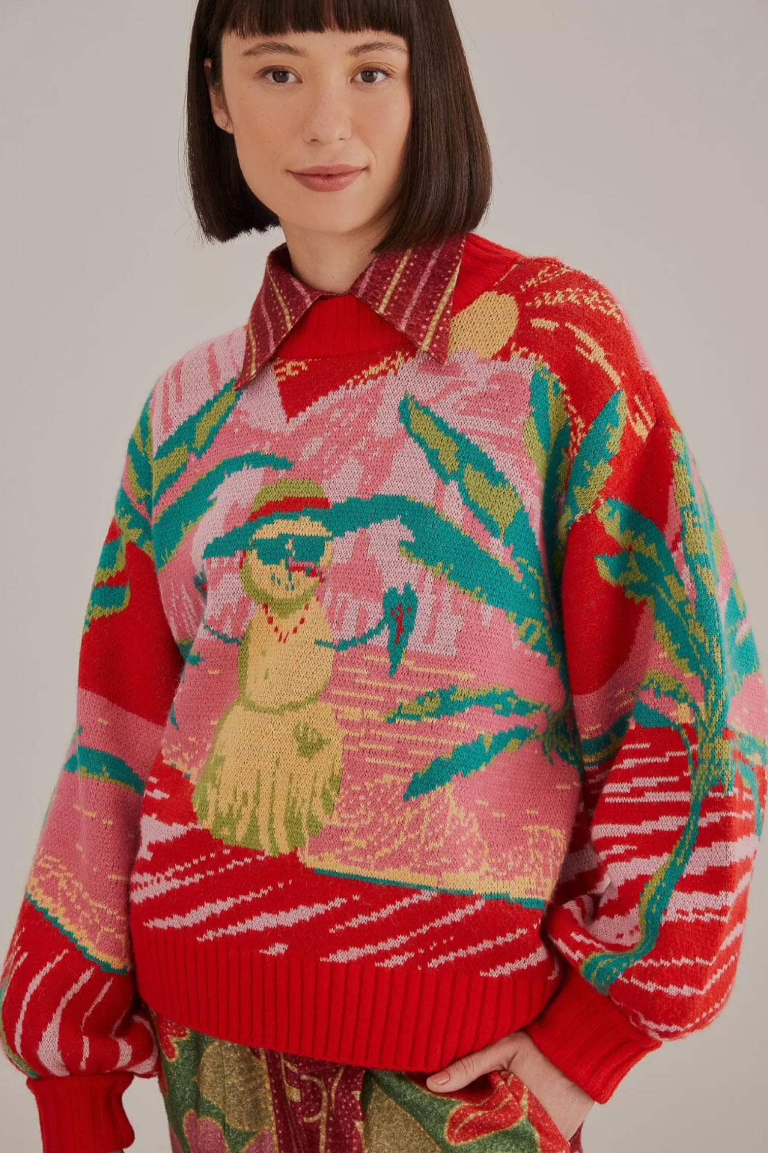 Fashion FARM Rio  SUNNY CHRISTMAS SWEATER