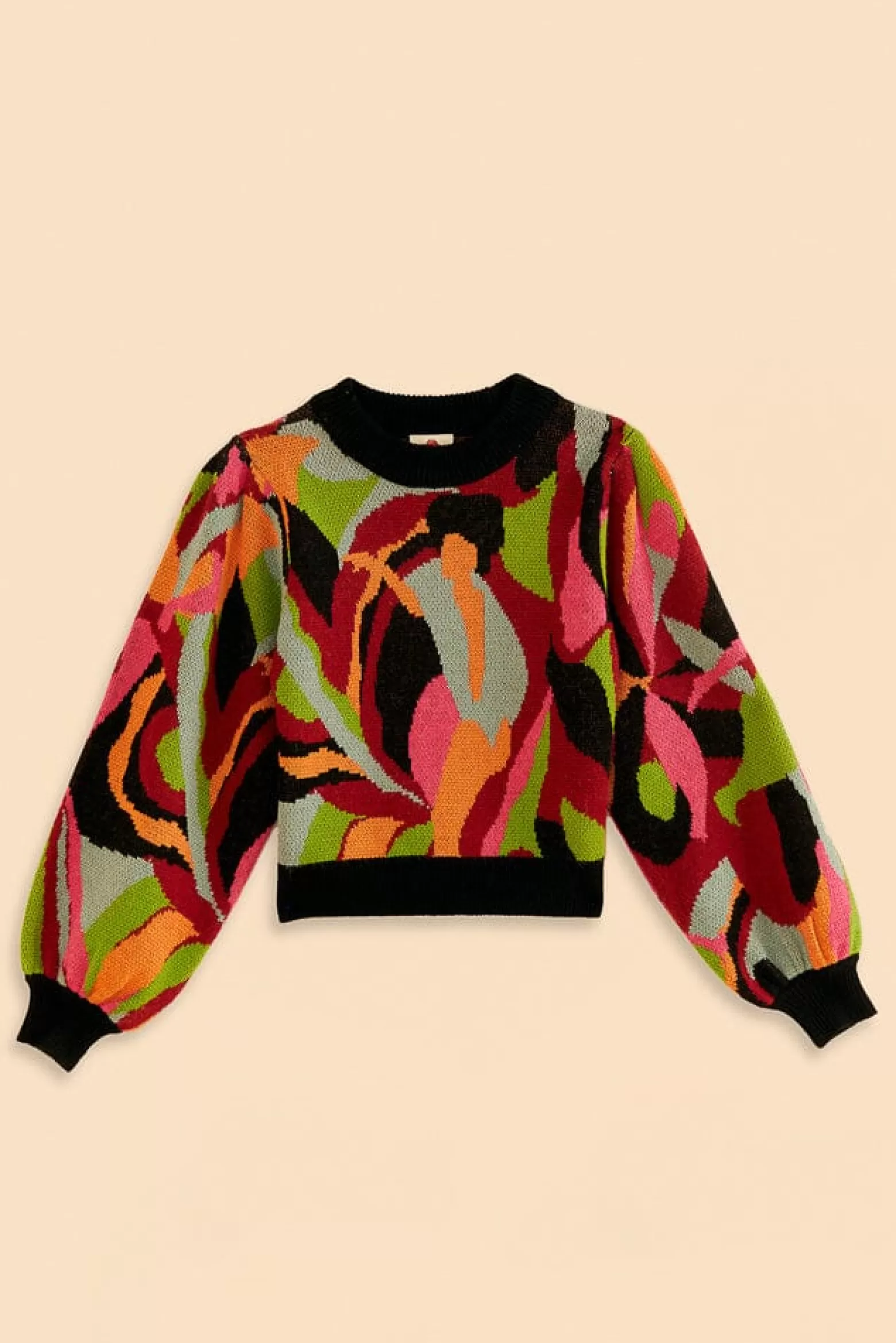 Cheap FARM Rio  THE MULTICOLOR DANCE KNIT SWEATER